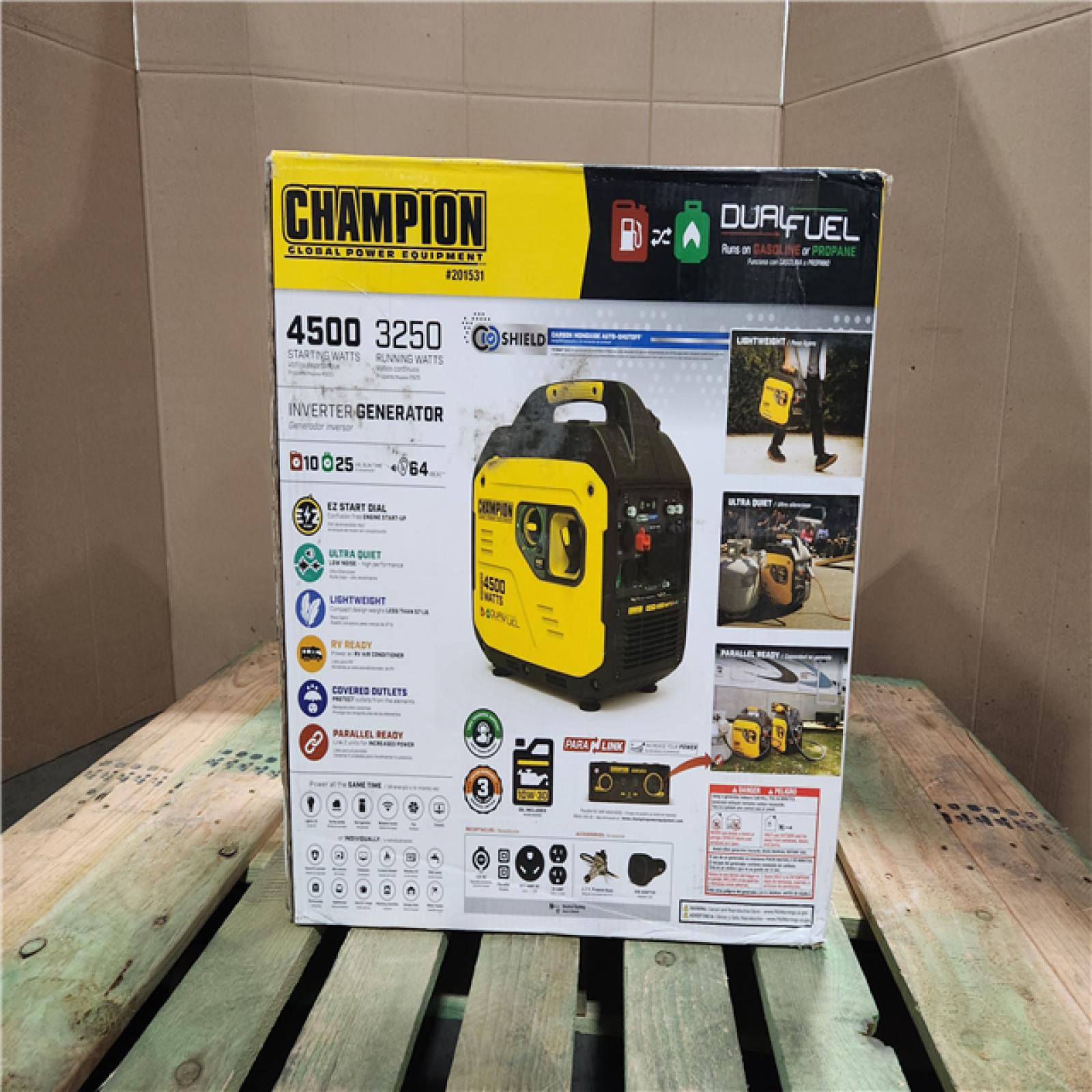 California AS-IS Champion Portable Generator