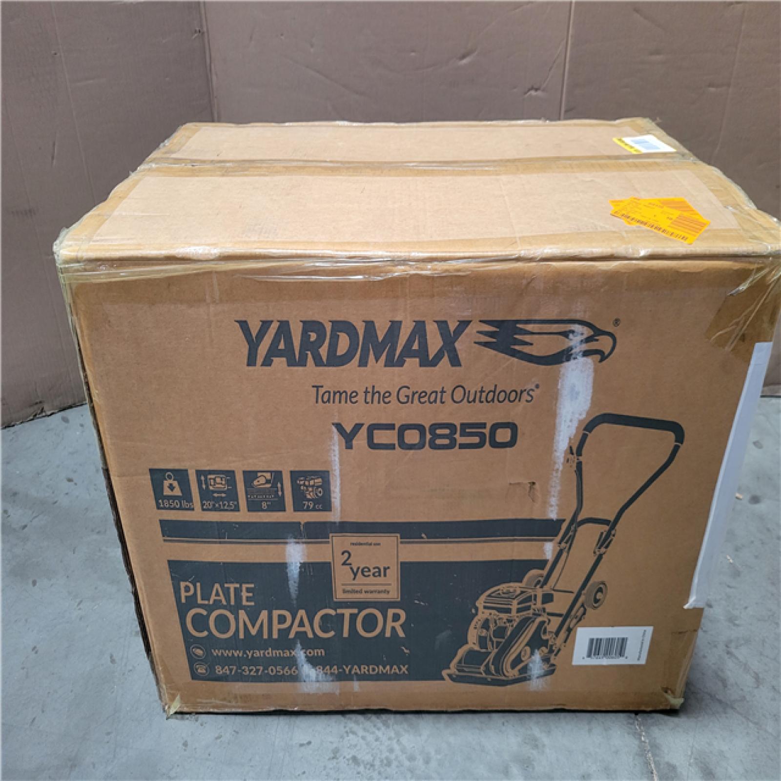 CALIFORNIA NEW YARDMAX PLATE COMPACTOR