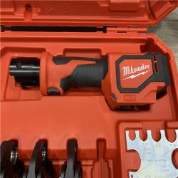 AS-IS Milwaukee 18V Lithium-Ion Cordless Short Throw PEX Press Tool Kit