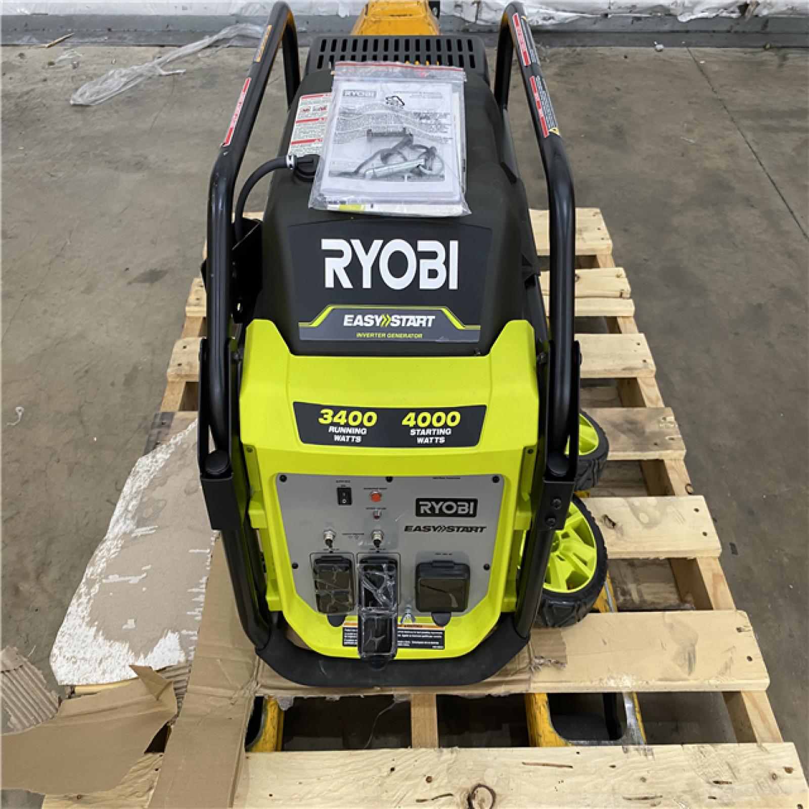 Houston Location - AS IS Ryobi 3400 Running Watts Generator