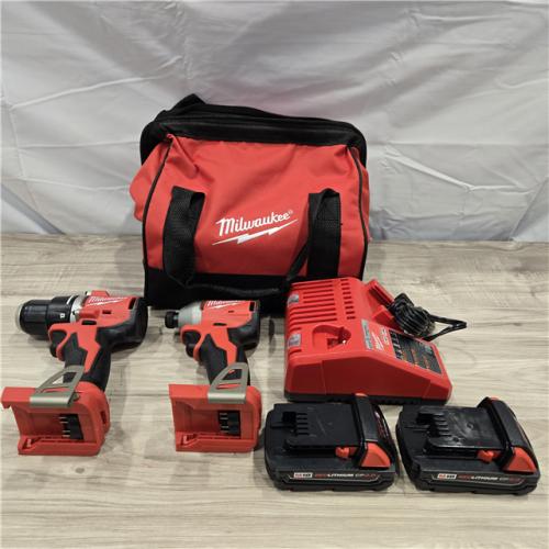 LIKE NEW! - Milwaukee M18 Compact Brushless 2-Tool Combo Kit