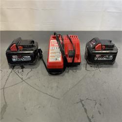 AS-IS - Milwaukee 18-Volt Lithium-Ion High Output Starter Kit with Two 6.0 Ah Battery and Charger