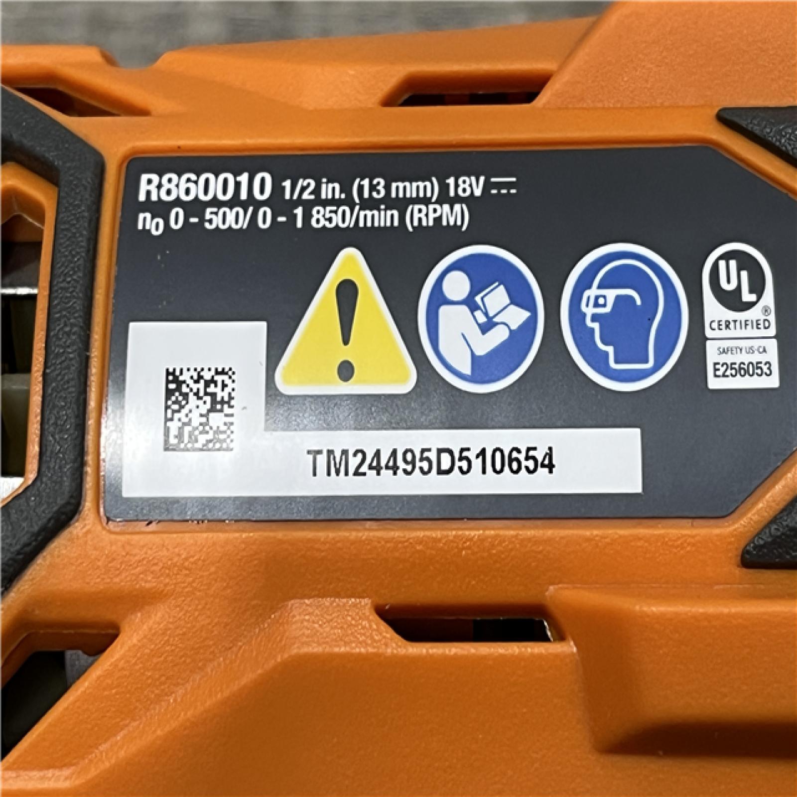 AS-IS RIDGID 18V Cordless Drill/Driver  Impact Driver 2-Tool Combo Ki