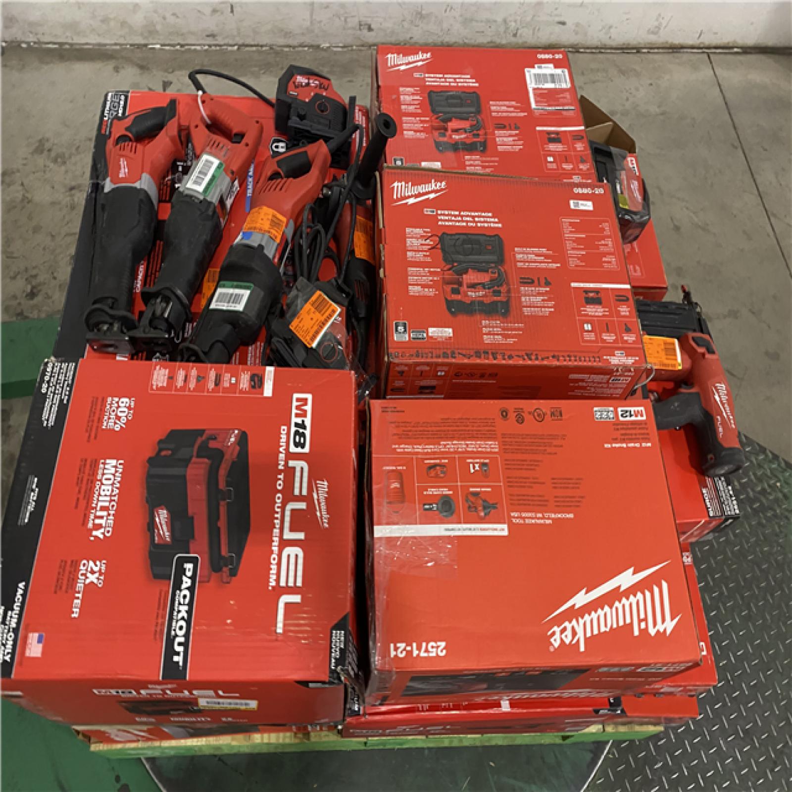 Dallas Location - As-Is MILWAUKEE Tool Pallet