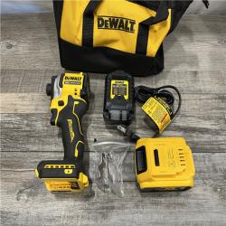 AS-IS DEWALT ATOMIC 20V MAX Lithium-Ion Cordless 1/4 in. Brushless Impact Driver Kit