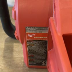 AS-IS Milwaukee FUEL 16 in. 18V Lithium-Ion Brushless Battery Chainsaw (Tool-Only)
