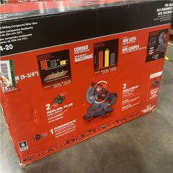 As-Is- Milwaukee M18 FUEL Brushless Cordless 10 in. Dual Bevel Sliding Compound Miter Saw (Tool-Only)