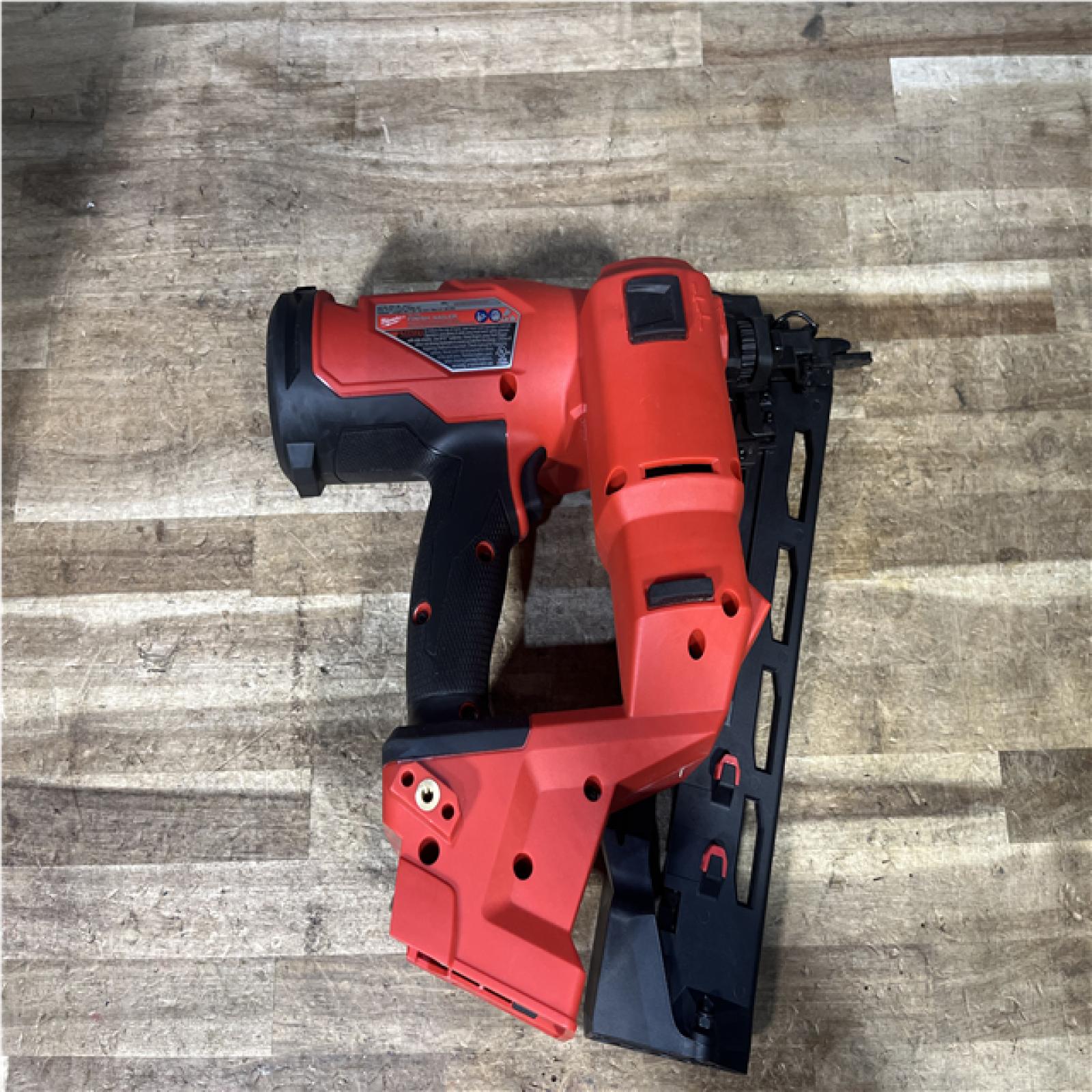 Houston Location AS-IS Milwaukee FUEL 18-Volt Lithium-Ion Brushless Cordless Gen II 16-Gauge Angled Finish Nailer (Tool-Only)