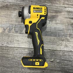 AS-IS DEWALT Atomic 20V Max Lithium-Ion Brushless Cordless Compact 1/4 in. Impact Driver Kit