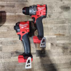 HOUSTON LOCATION - AS-IS MILWAUKEE FUEL 18V Lithium-Ion Brushless Cordless Hammer Drill and Impact Driver Combo Kit