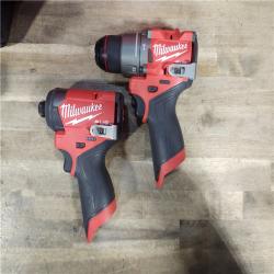 HOUSTON LOCATION - AS-IS Milwaukee 3497-22 12V Brushless Hammer Drill and Impact Driver Combo Kit