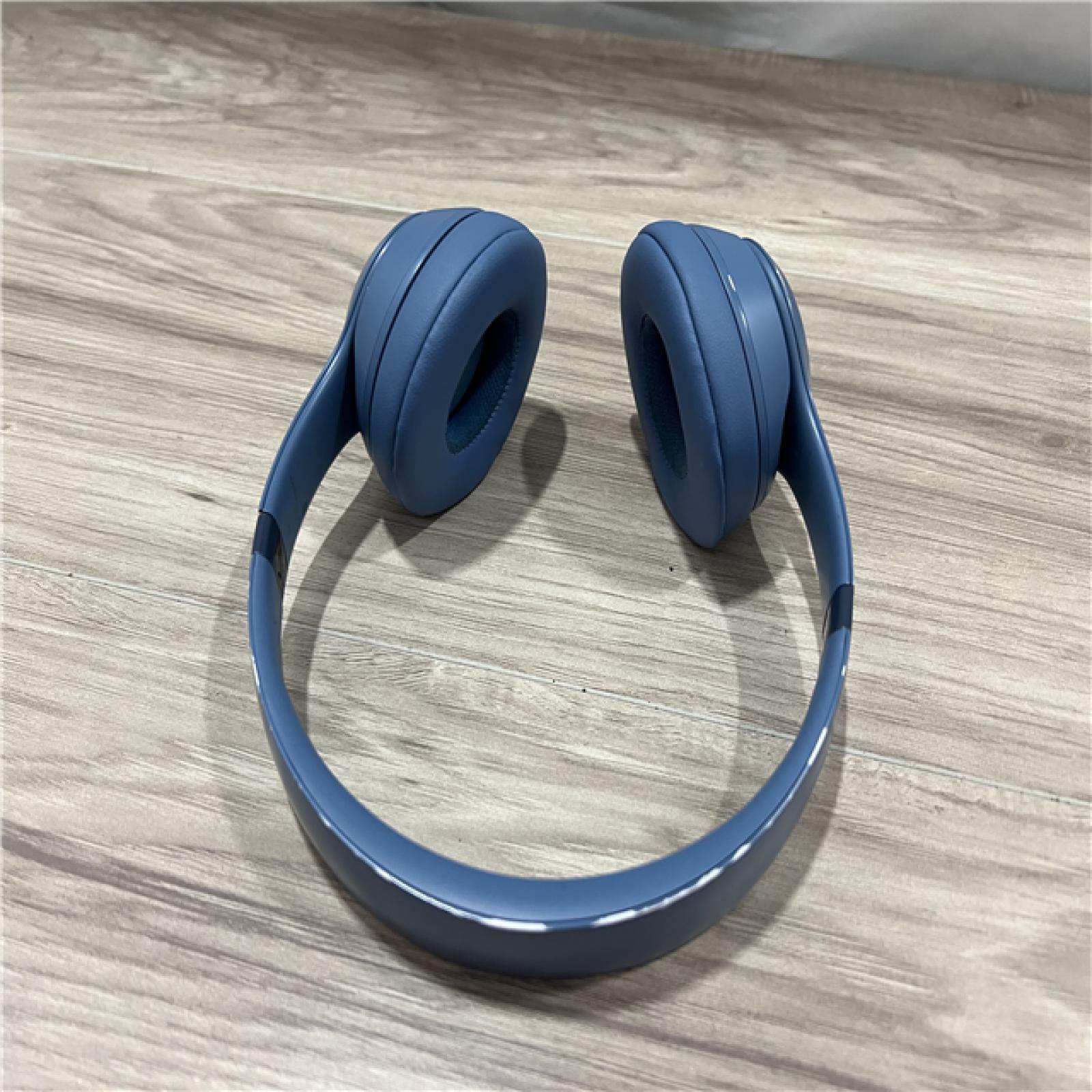 AS-IS Beats Solo 4 Bluetooth Wireless On-Ear Headphones - Slate Blue