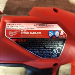 HOUSTON LOCATION - AS-IS Milwaukee FUEL 18-Volt Lithium-Ion Brushless Cordless Gen II 18-Gauge Brad Nailer (Tool-Only)