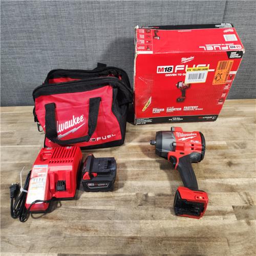 HOUSTON LOCATION - AS-IS Milwaukee M18 FUEL 18V Lithium-Ion Brushless Cordless 1/2 in. Impact Wrench with Friction Ring (Tool-Only)