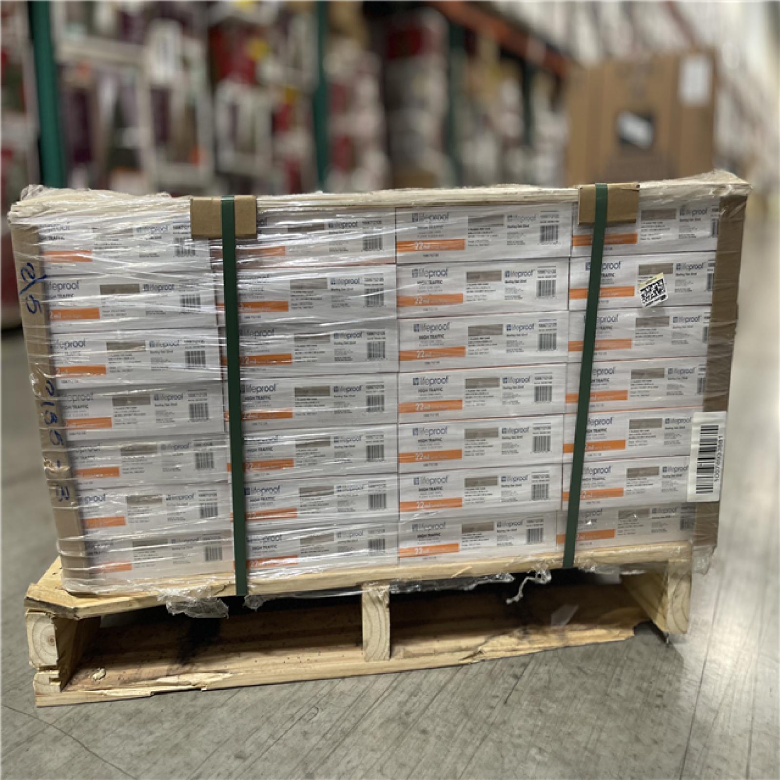 DALLAS LOCATION- Lifeproof Sterling Oak 22 MIL x 8.7 in. W x 48 in. L Click Lock Waterproof Luxury Vinyl Plank Flooring (20.1 sqft/case) PALLET (24 cases)