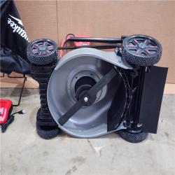 HOUSTON LOCATION - AS-IS M18 FUEL Brushless Cordless 21 in. Walk Behind Dual Battery Self-Propelled Mower W/ Rapid Charger