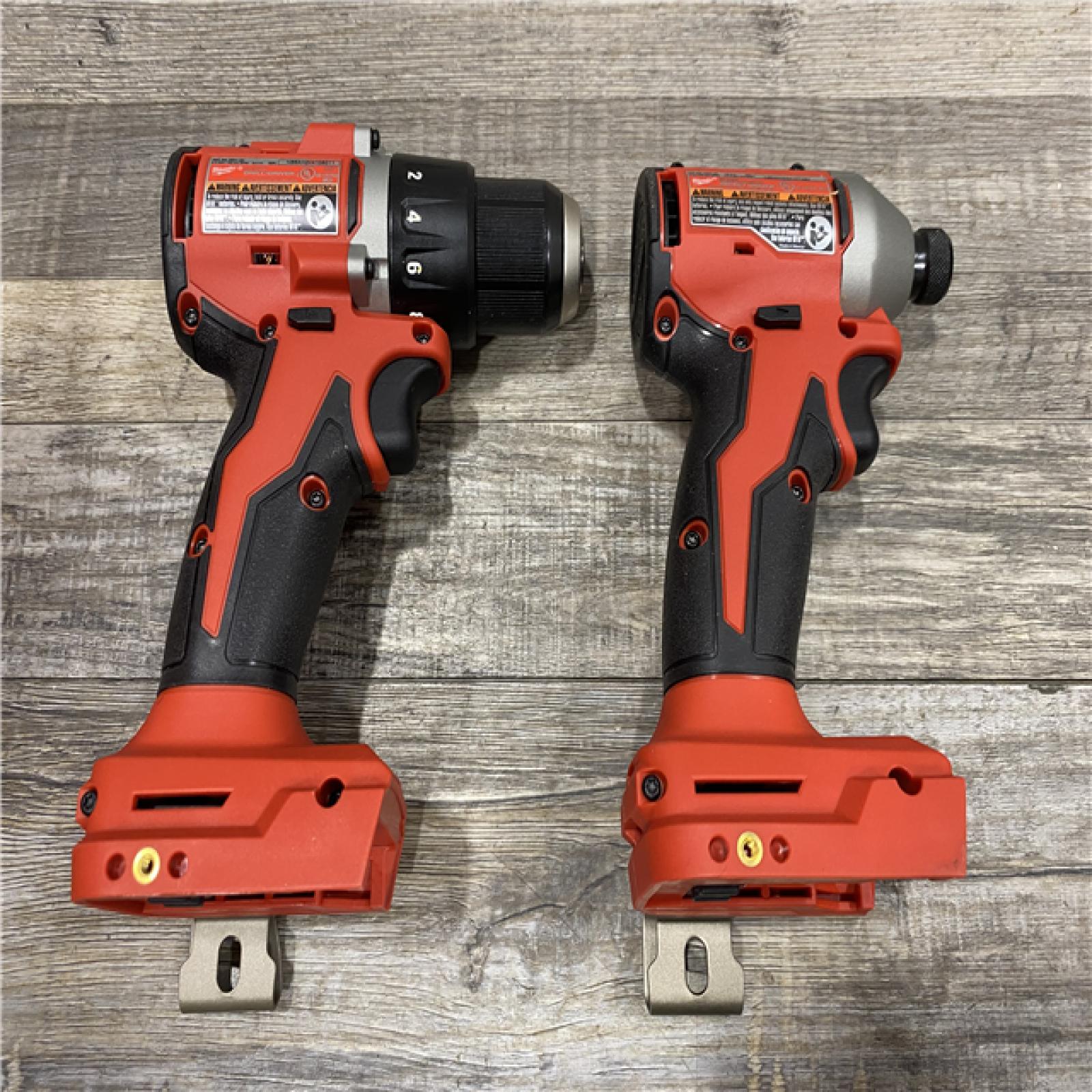 AS-IS Milwaukee 18V Lithium-Ion Brushless Cordless Compact Drill/Impact Combo Kit