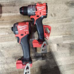 HOUSTON LOCATION - AS-IS Milwaukee FUEL 18V Lithium-Ion Brushless Cordless Hammer Drill and Impact Driver Combo Kit