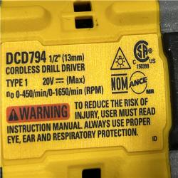 AS-IS DEWALT ATOMIC 20-Volt MAX Lithium-Ion Cordless Combo Kit