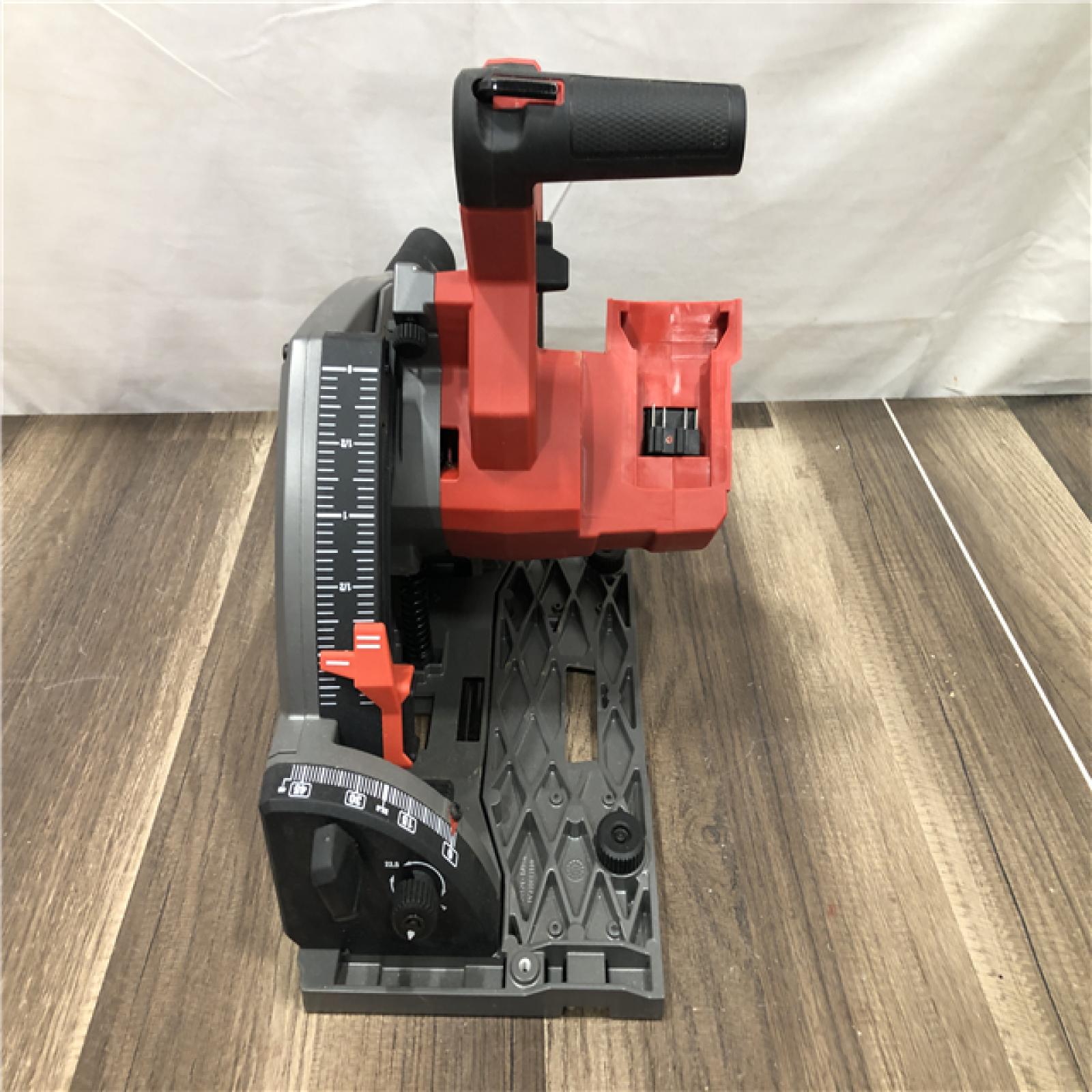 AS-IS Milwaukee FUEL 18V Lithium-Ion Cordless Brushless 6-1/2 in. Plunge Cut Track Saw (Tool-Only)