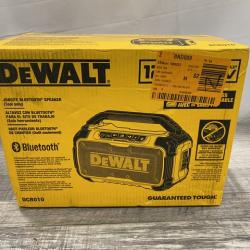 NEW - DEWALT 20V MAX Cordless Bluetooth Speaker (Tool Only)