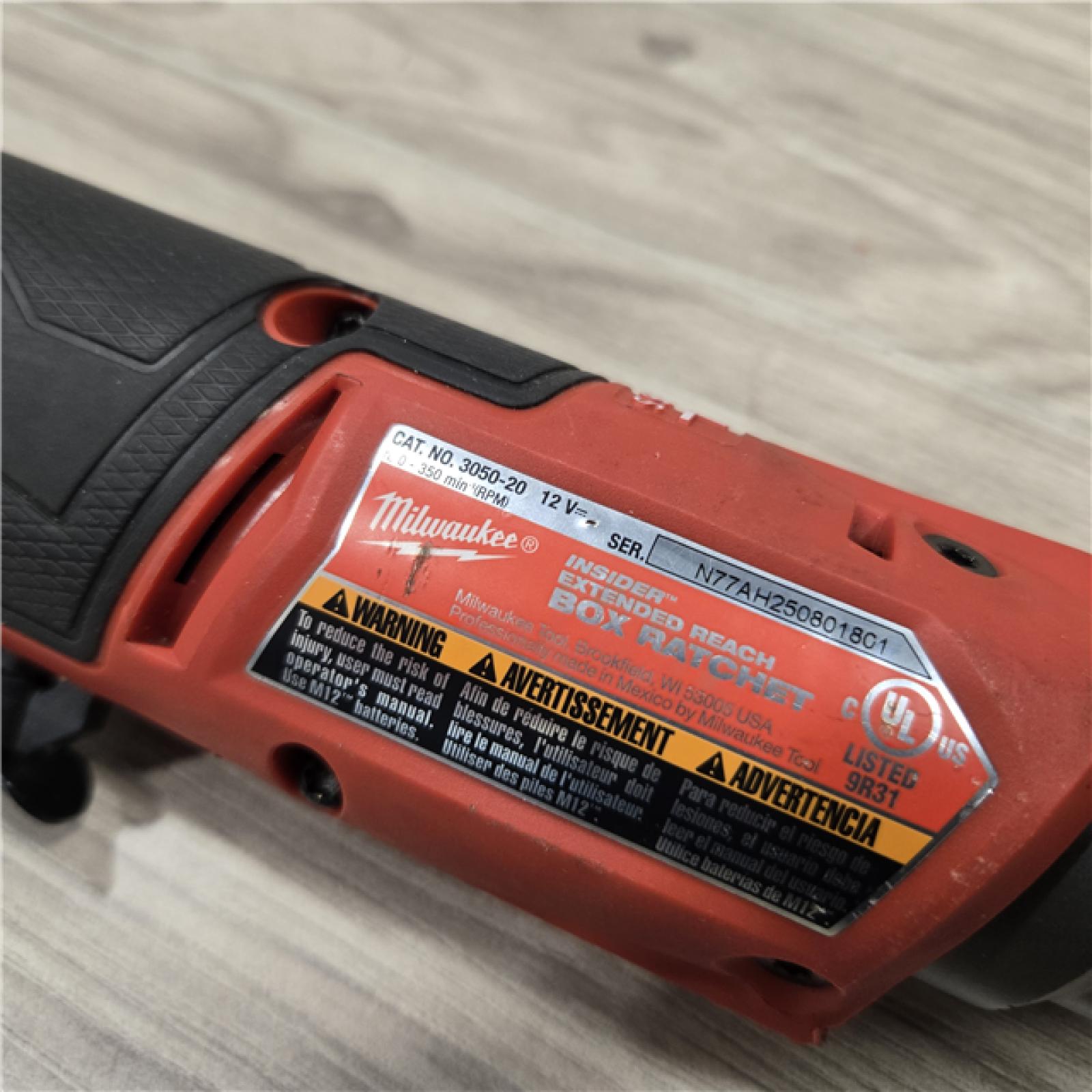 AS-IS M12 FUEL INSIDER 12V Cordless Extended Reach Box Ratchet Kit