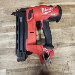 HOUSTON LOCATION - AS - IS Milwaukee FUEL 18-Volt Lithium-Ion Brushless Cordless Gen II 18-Gauge Brad Nailer (Tool-Only)