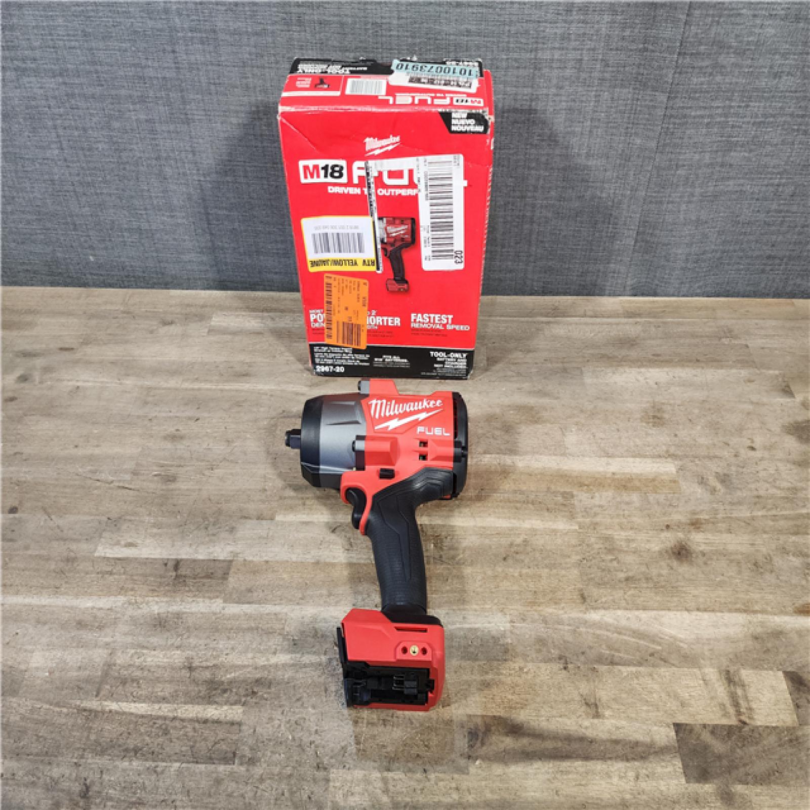 HOUSTON LOCATION - AS-IS (APPEARS LIKE NEW) Milwaukee M18 FUEL 18V Lithium-Ion Brushless Cordless 1/2 in. Impact Wrench with Friction Ring (Tool-Only)