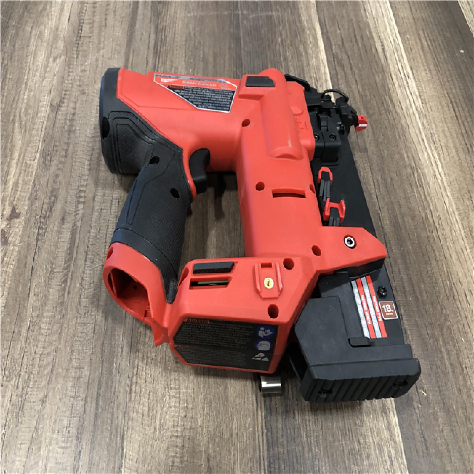 AS-IS Milwaukee FUEL 12-Volt Lithium-Ion Brushless Cordless 18-Gauge 1-1/2 in. Compact Brad Nailer (Tool Only)