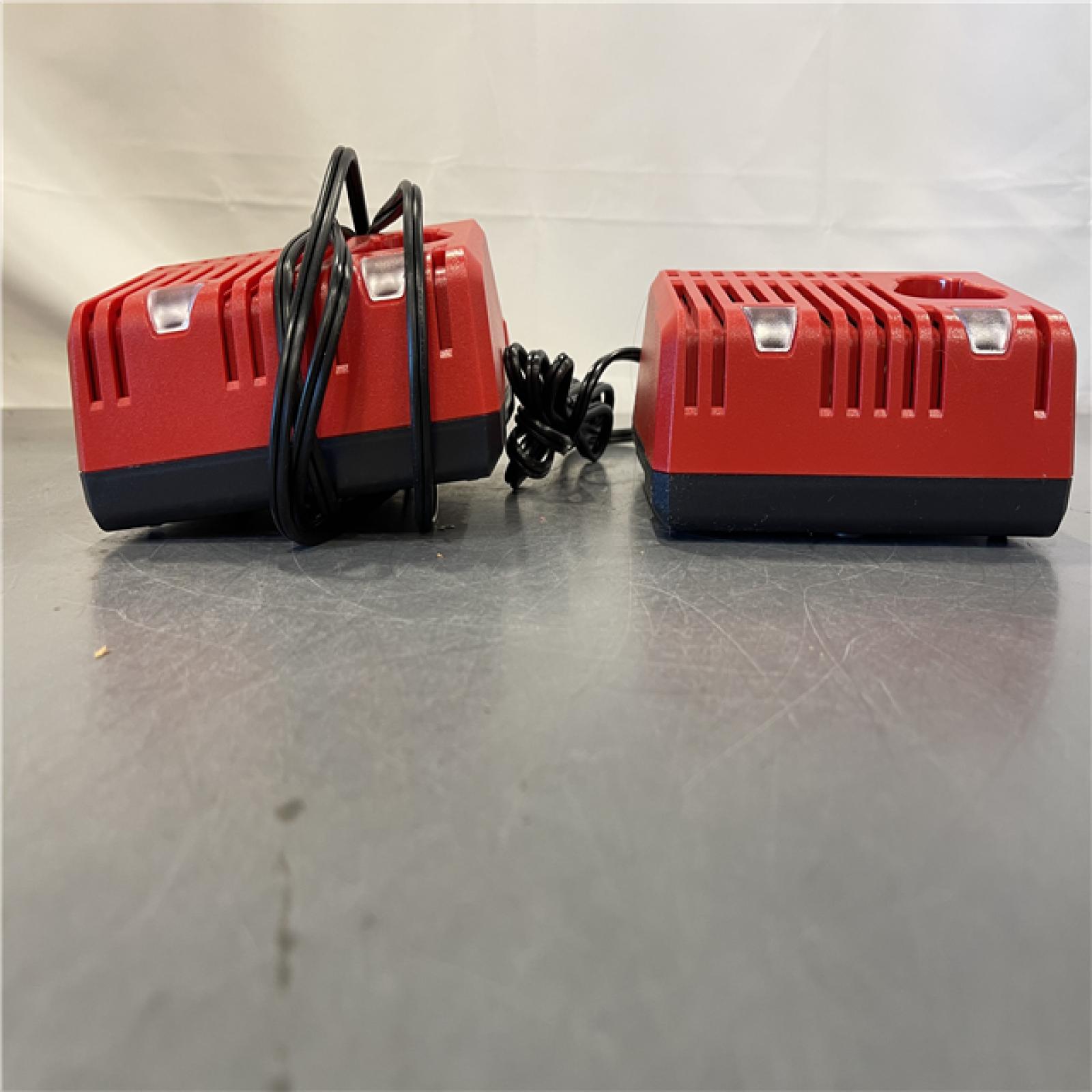AS-IS - Milwaukee M12 or M18 18V and 12V Multi Voltage Lithium Ion Battery Charger (Set of 2)