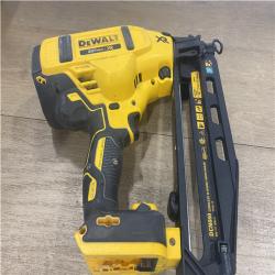 AS-IS DEWALT 20V MAX XR Lithium-Ion Electric Cordless 16-Gauge Angled Finishing Nailer (Tool Only)