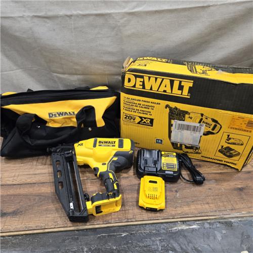 AS-IS DeWalt DCN660D1 20V 16 Gauge Cordless Angled Finish Nailer Kit W/ 2Ah Battery