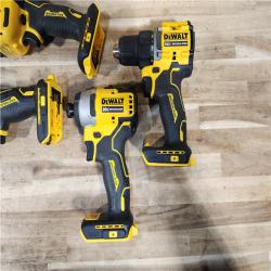 HOUSTON LOCATION - AS-IS DEWALT ATOMIC 20-Volt Lithium-Ion Cordless Brushless (4-Tool) Combo Kit