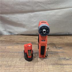 AS-IS Milwaukee M12 FUEL 12V Lithium-Ion Brushless Cordless 4-in-1 Installation 3/8 in. Drill Driver Kit with 4-Tool Heads