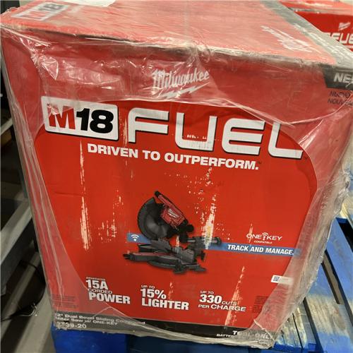 NEW Milwaukee M18 FUEL 18V Lithium-Ion Brushless Cordless 12 in. Dual Bevel Sliding Compound Miter Saw (Tool-Only)