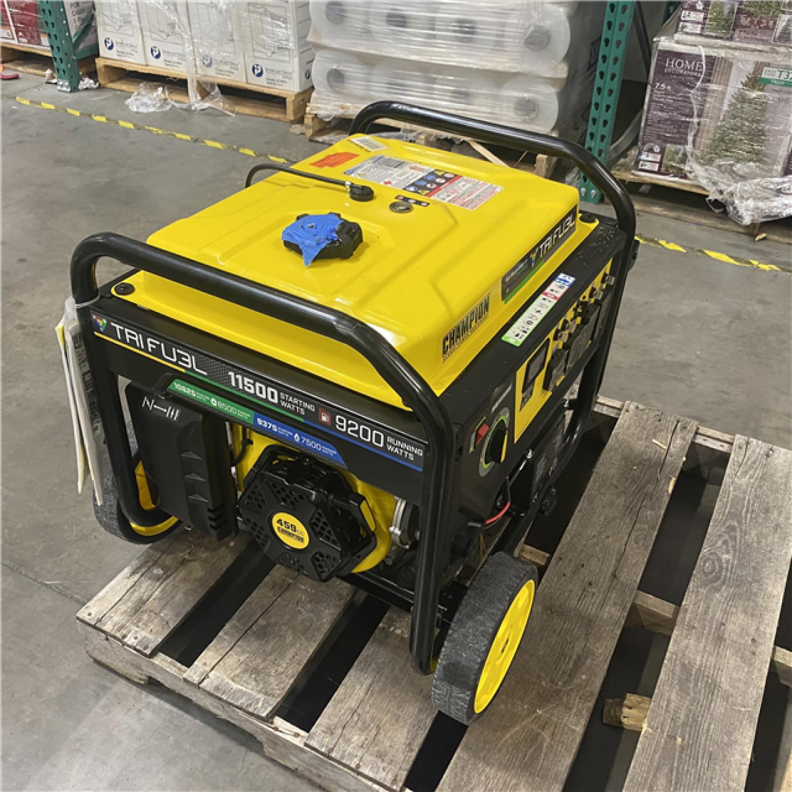 Dallas Location - As-Is Champion Power Equipment 11 500/9200-Watt Fuel Portable Generator