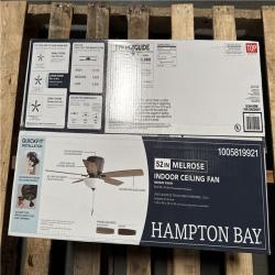 California AS-IS Hampton Bay 52 in. Melrose Indoor Ceiling Fan