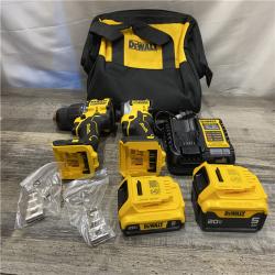 AS-IS DEWALT ATOMIC 20V MAX Lithium-Ion Cordless 2-Tool Combo Kit