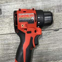 AS-IS Milwaukee 12-Volt Lithium-Ion Brushless Cordless Subcompact Drill and Impact Driver Combo Kit