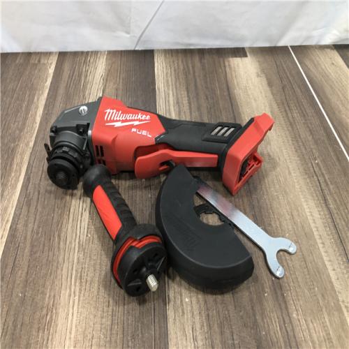 AS-IS Milwaukee FUEL 18V Lithium-Ion Brushless Cordless 4-1/2 in./5 in. Grinder w/Paddle Switch (Tool-Only)