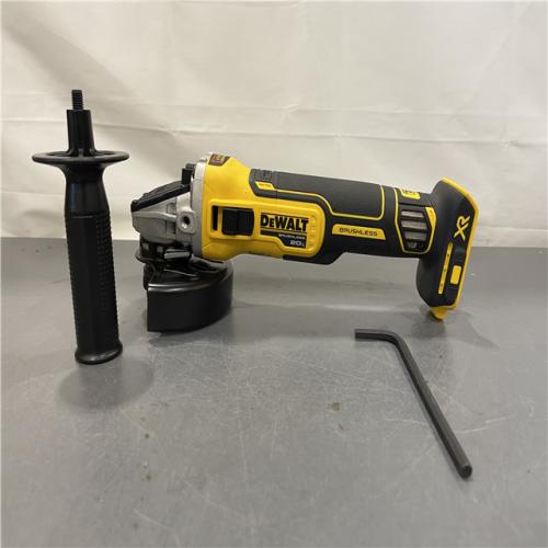 AS-IS - DeWalt 20V Max XR 4.5-Inch Slide Switch Small Angle Grinder