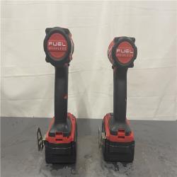 AS-IS- MILWAUKEE FUEL 18V Lithium-Ion Brushless Cordless Hammer Drill and Impact Driver Combo Kit