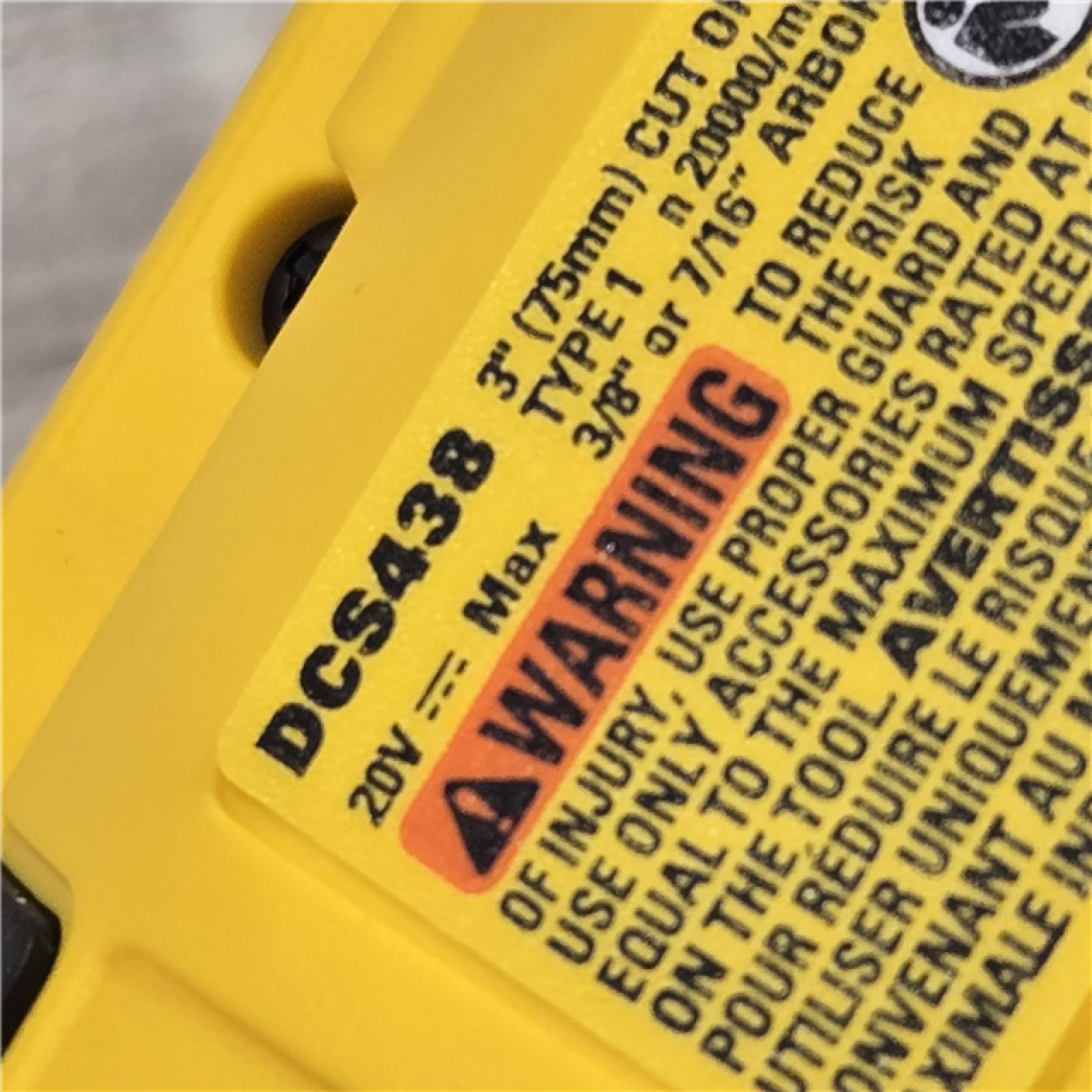 AS-IS DeWalt 3in Compact Cut Off Tool (Tool-Only)