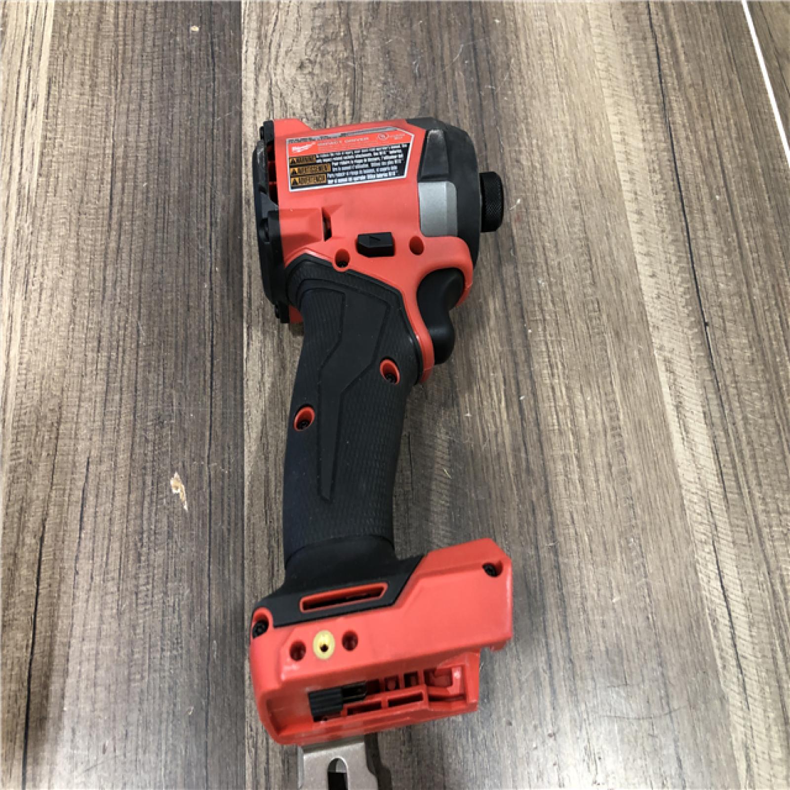 AS-IS Milwaukee  FUEL 18V Lithium-Ion Brushless Cordless 1/4 in. Hex Impact Driver (Tool-Only)