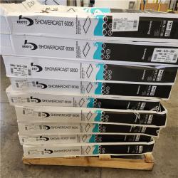 Phoenix Location NEW Bootz Industries Aloha ShowerCast 60 in. L x 30 in. W Alcove Shower Pan Base with Right Drain in White Pallet (9-Total)