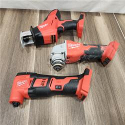 AS-IS  Milwaukee M18 18-Volt Lithium-Ion Cordless Combo Kit 7-Tool with 2-Batteries, Charger and Tool Bag