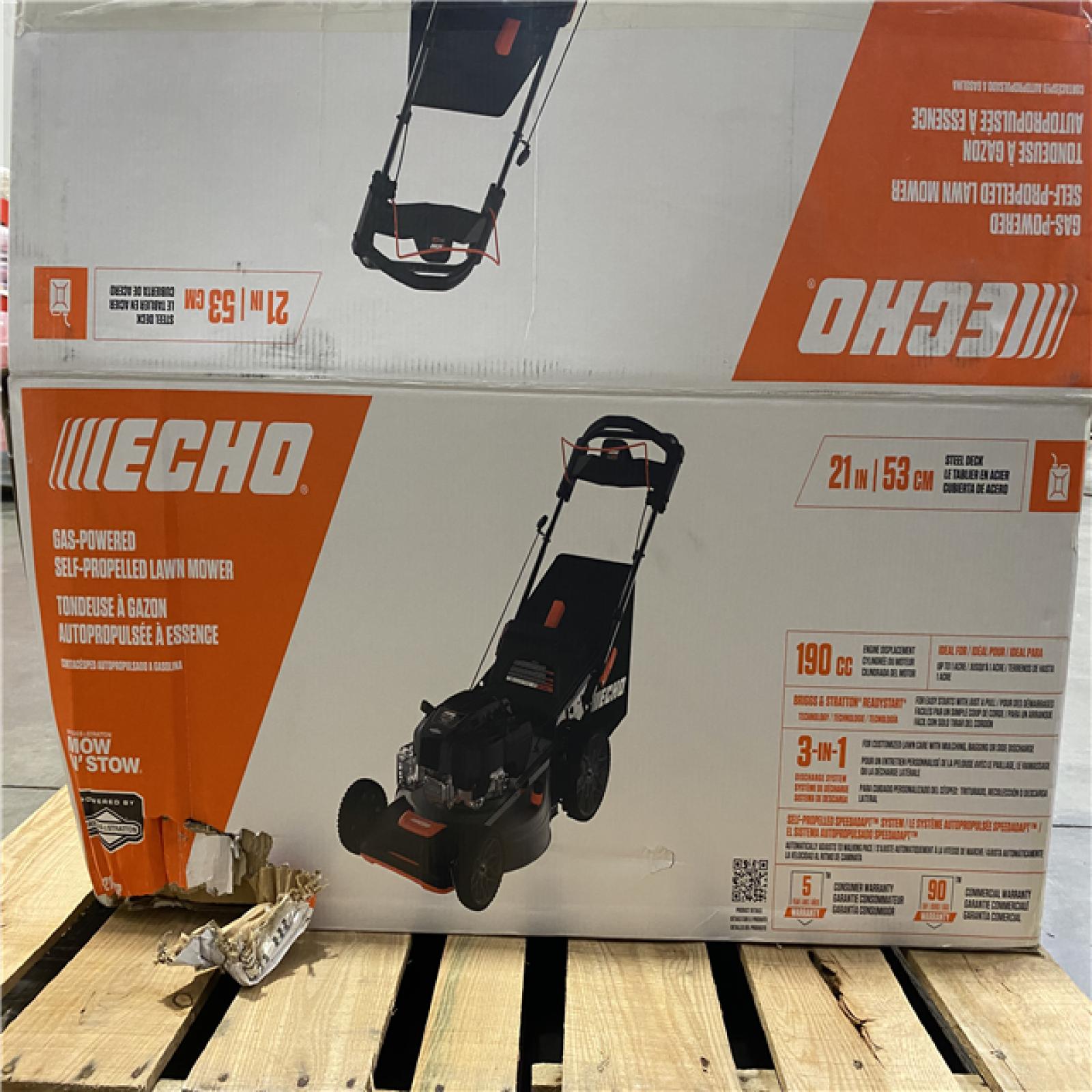 Dallas Location - As-Is ECHO 21 in. 190 cc  Gas Lawn Mower