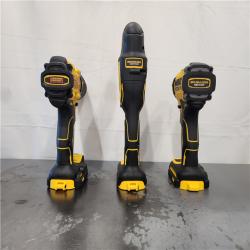 AS-IS- DEWALT 20V MAX Lithium-Ion Cordless 3-Tool Combo Kit