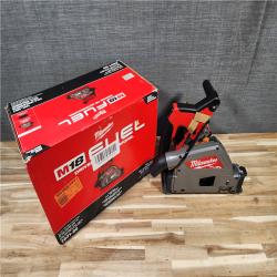 HOUSTON LOCATION - AS-IS (APPEARS LIKE NEW) Milwaukee  FUEL 18V Lithium-Ion Cordless Brushless 6-1/2 in. Plunge Cut Track Saw (Tool-Only)