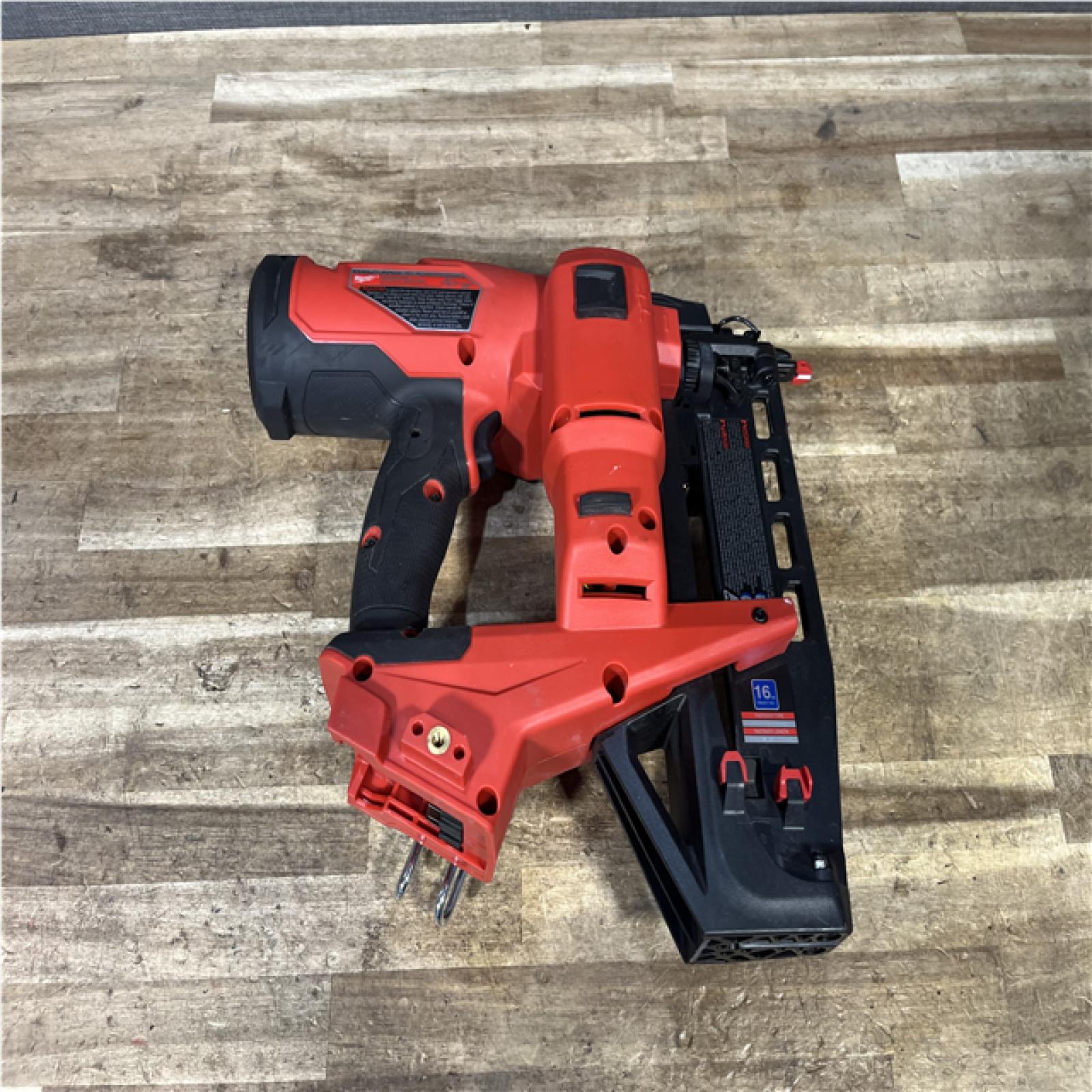 Houston Location AS-IS Milwaukee FUEL 18-Volt Lithium-Ion Brushless Cordless Gen ll 16-Gauge Straight Finish Nailer (Tool Only)